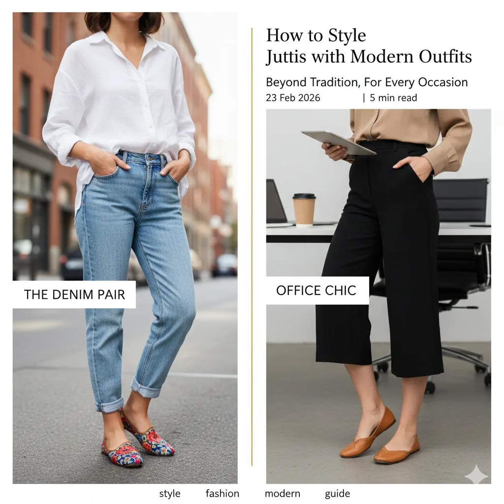 How to Style Juttis with Modern Outfits