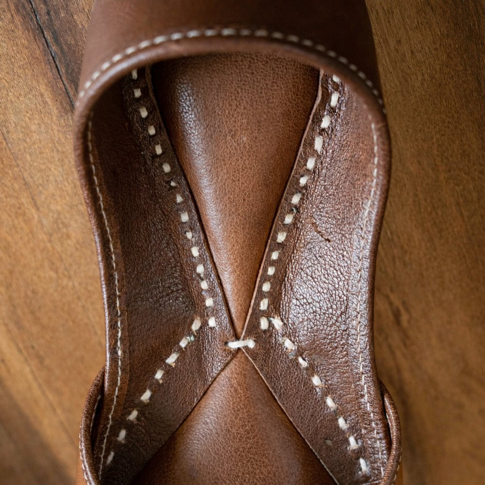 Classic Brown Leather Jutti
