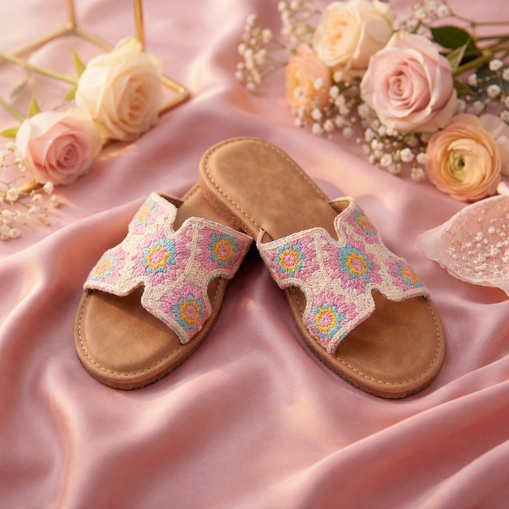 Pastel Bloom Handcrafted Slides