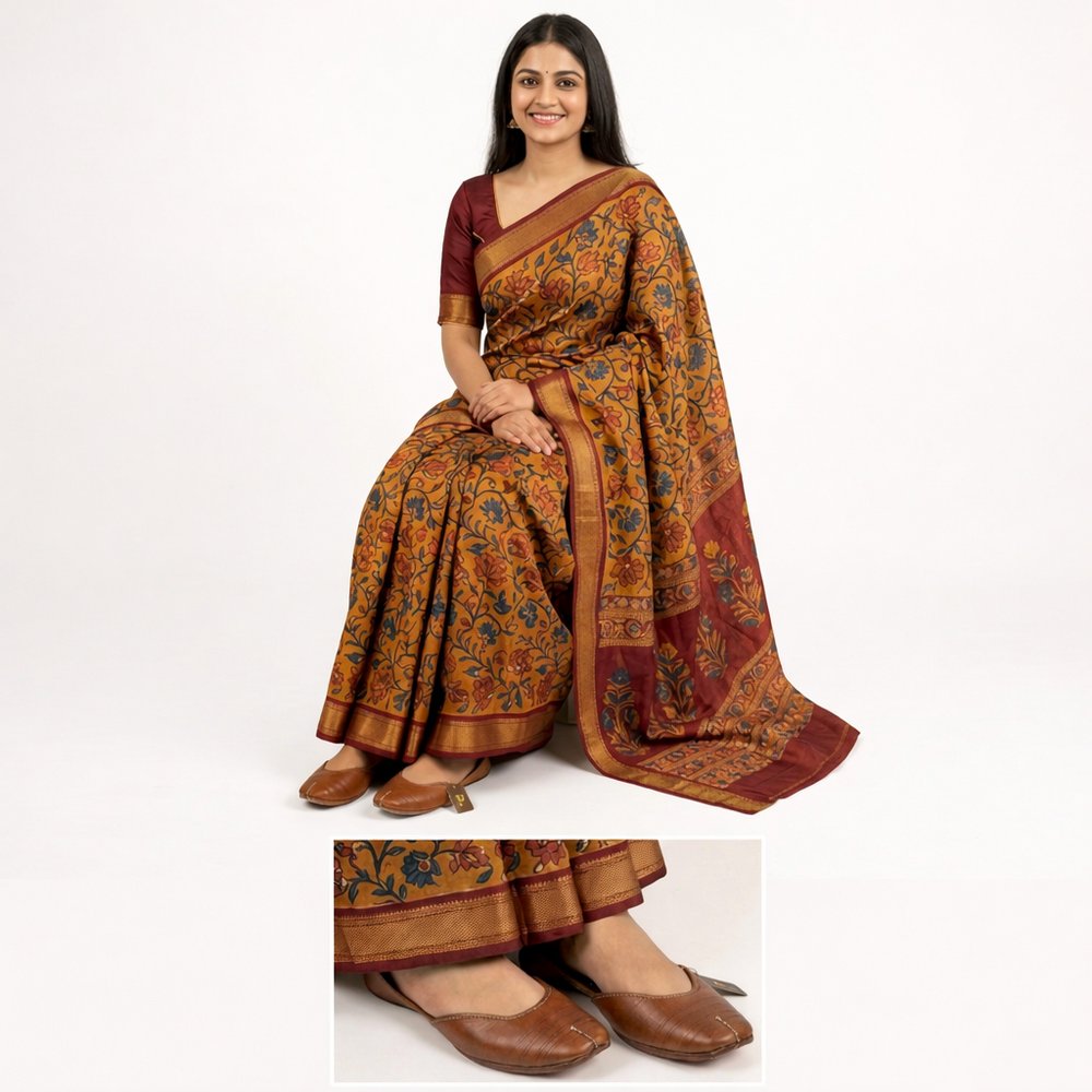 Classic Brown Leather Jutti